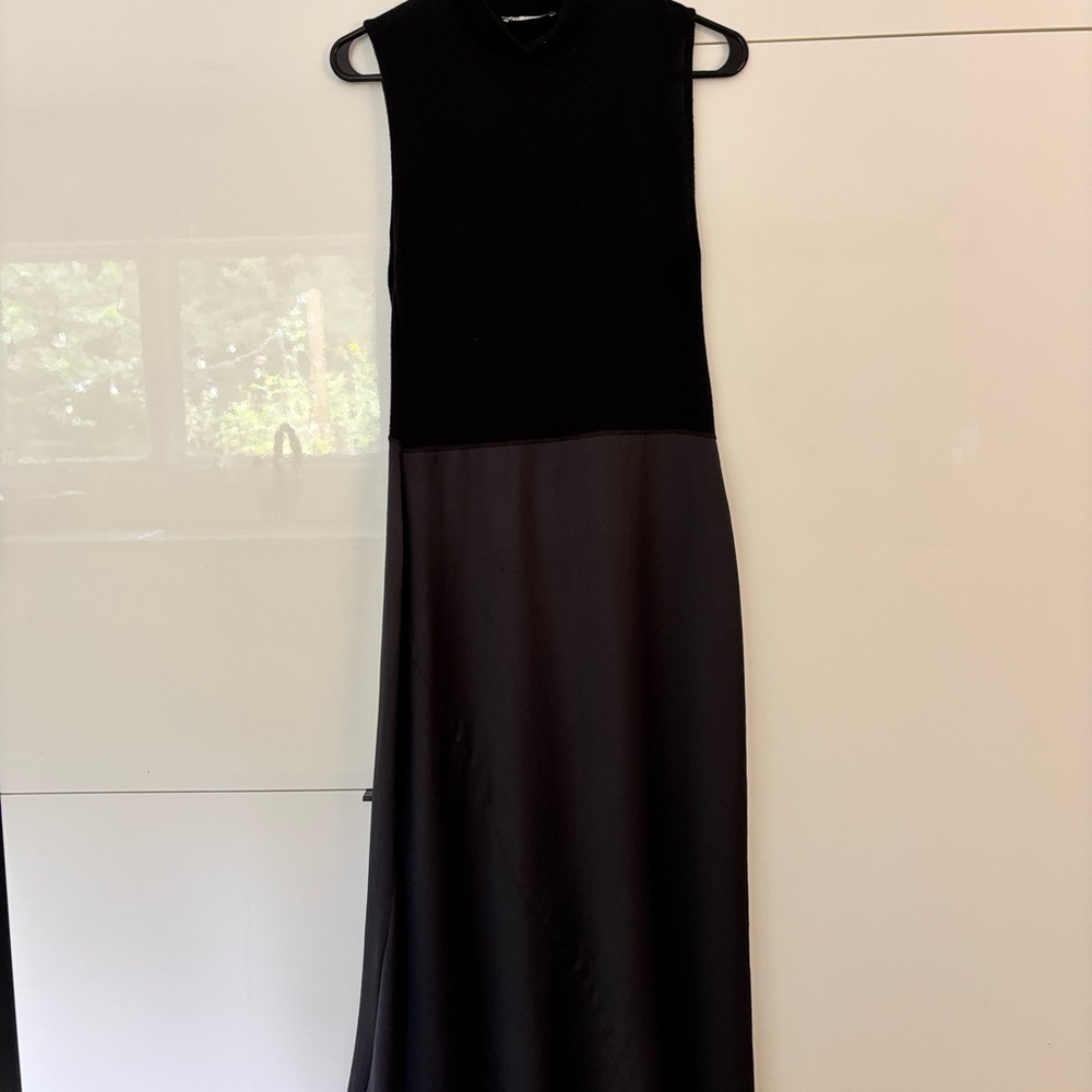 Zara Elegant Black Sleeveless Dress M
